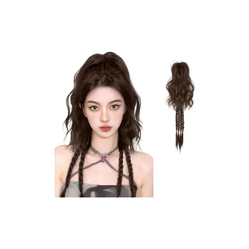 MUYAN Y2k Hot Girl Твист FOUNTAIN Перука с высокой пышной прической и косички