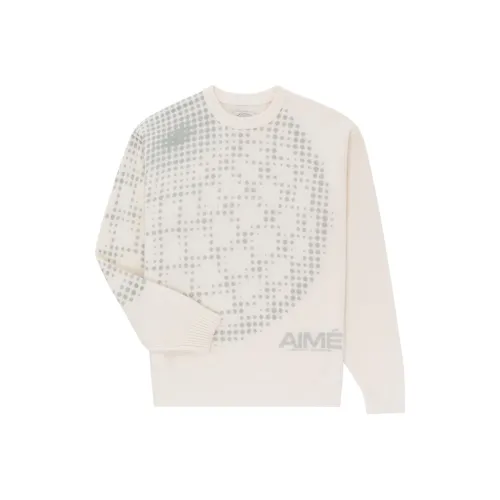 AIME LEON DORE New Balance Co Бренд Белый Унисекс Свитеры
