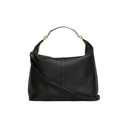 CELINE Телячья кожа с текстурой одна плечо сумка мужской черный