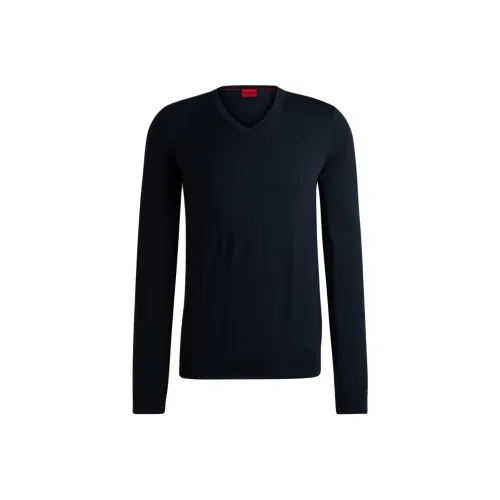 Hugo Boss Свитер Мужской Темно-синий