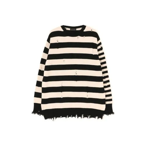 Yohji Yamamoto Черный/Белый Унисекс Свитера