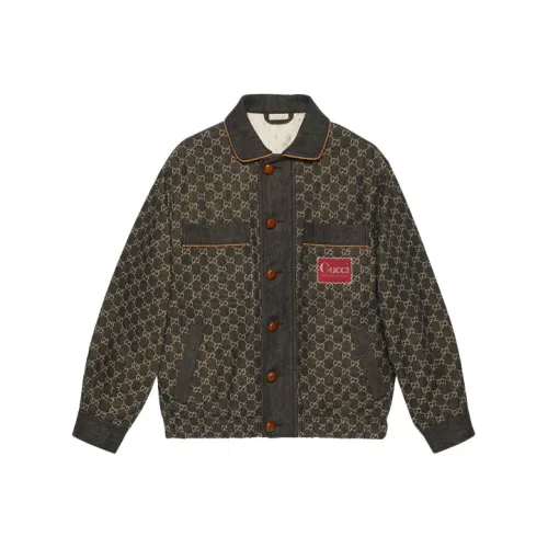 GUCCI DENIM Collection SS22 Куртки и Пальто Мужской Черный