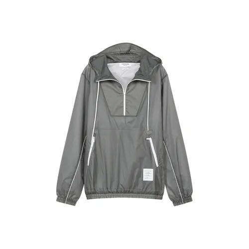 THOM BROWNE Серый Мужской Куртки