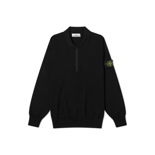 Stone Island Мужская черная поло