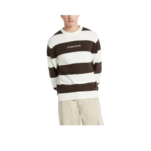 GUESS Свитер Мужской Коричневый Полосы
