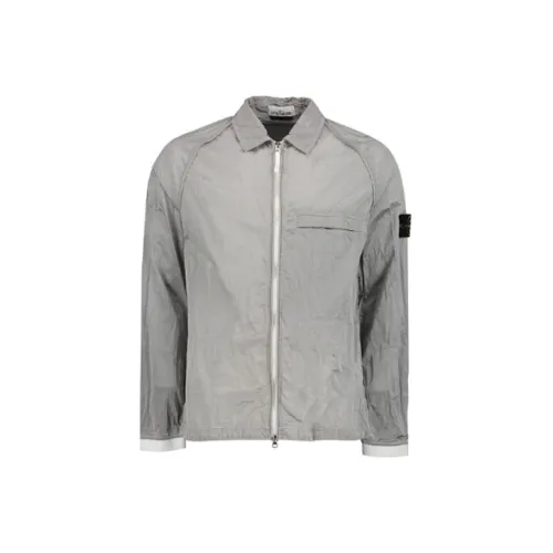 STONE ISLAND SS23 Куртка Мужская Ледяной Серый