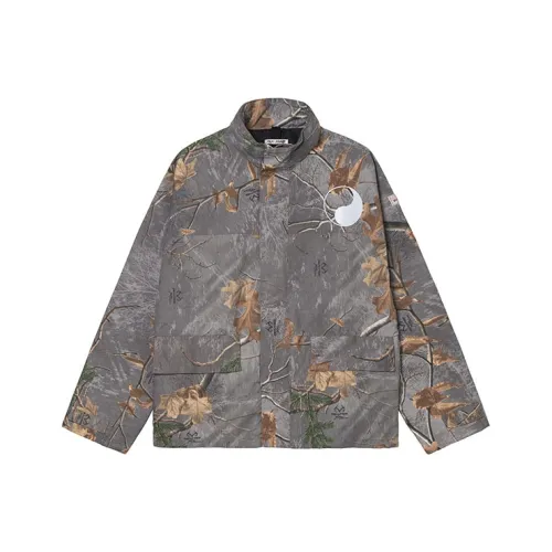 Stussy Gray Camouflage Мужские Куртки