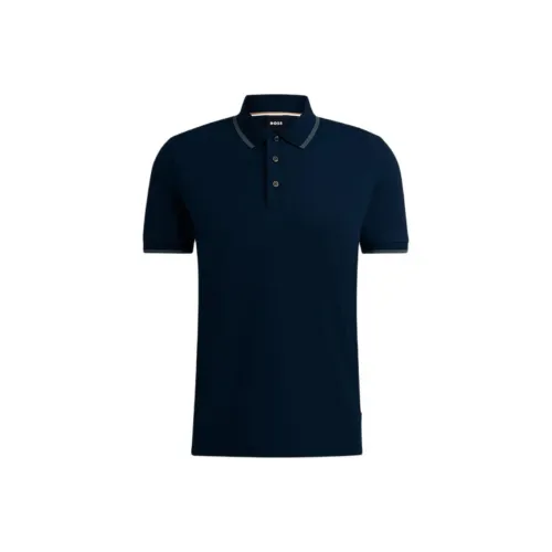 Hugo Boss Поло Мужское Морской Синий