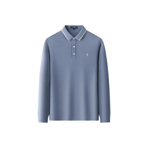 Montagut Polo Мужское Серый Синий