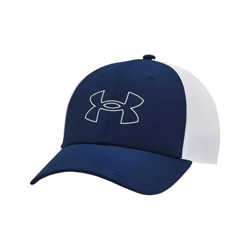 Under Armour Полиэстер Кепки Коллегиальный Синий Мужской