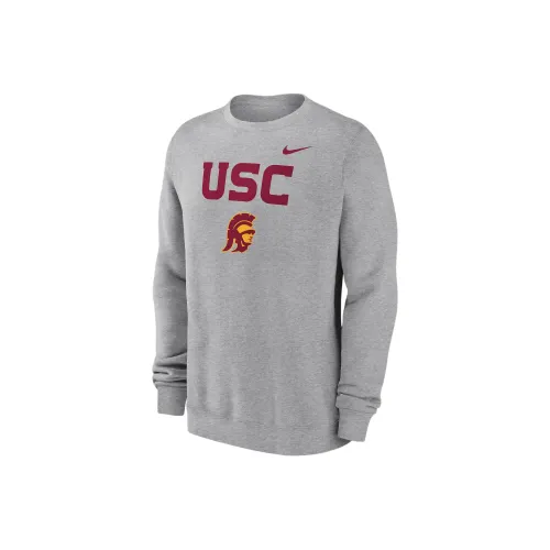 nike CollegeUSC Trojans Primetime Primary STACK Американский Толстовка Мужской Серый