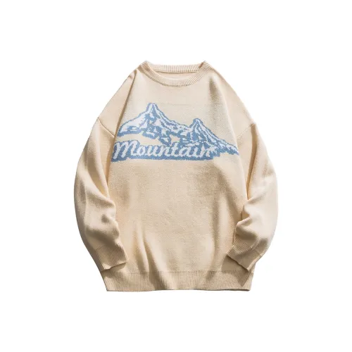 STORMATE Пуловер с оборванными плечами утолщенный термический трикотаж свитер унисекс