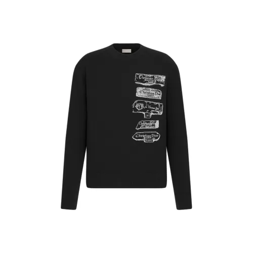 DIOR Черные Мужские Свитера