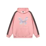 Мягкий розовый & Черные полосы