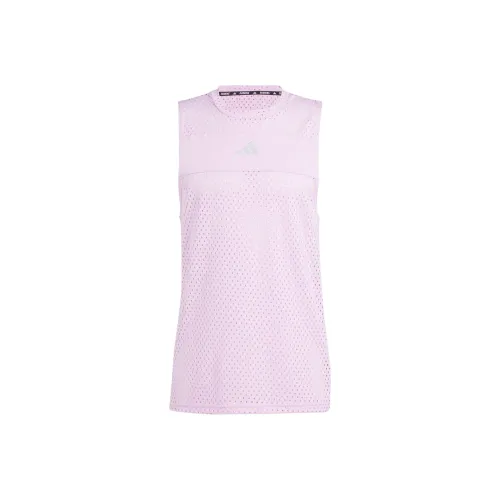 Adidas Бег Майка Мужская Благословение Светло-фиолетовый Полу-флуоресцентный Синий