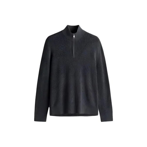H&M Темно-серый мужской трикотаж