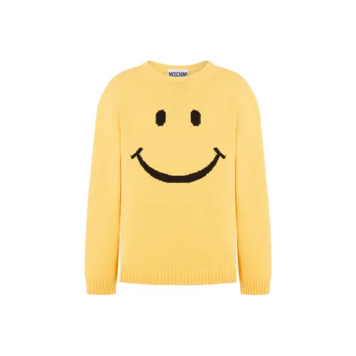 MOSCHINO Желтые Мужские Свитера