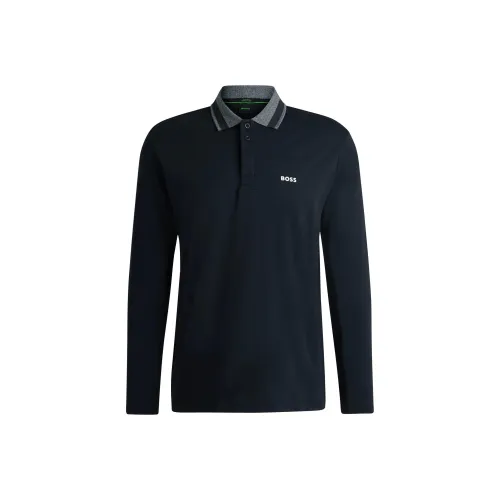 Hugo Boss Поло Мужское Темно-синий