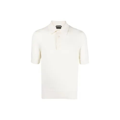 TOM FORD Айвори Мужская Поло