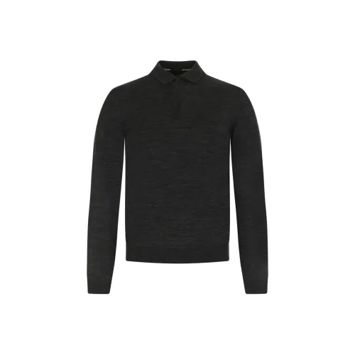 Hugo Boss Темно-серые Мужские Свитера