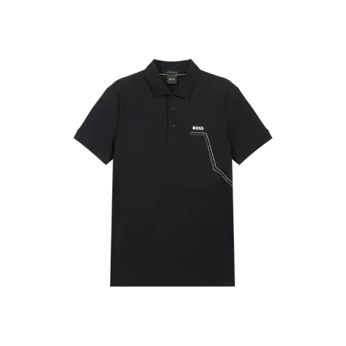 Hugo Boss Мужская черная поло
