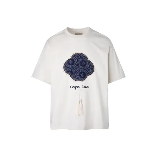 Carpe Diem T-Shirt Унисекс Кремовый