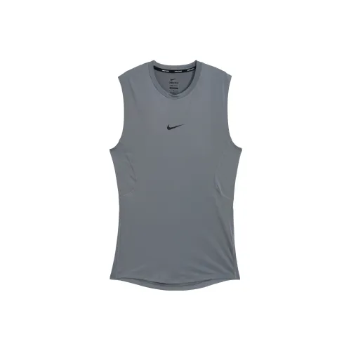 Nike Майка Мужская Дымчатый Серый Черный