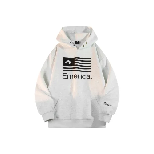 EMERICA Толстовка Унисекс Белый Фотиния Серый