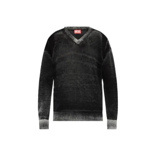 DIESEL Черные Мужские Свитера