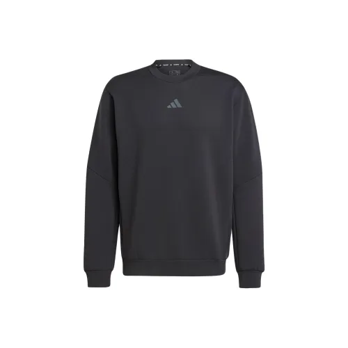 Adidas AEROREADY CREW SWEATSHIRT Мужской Черный