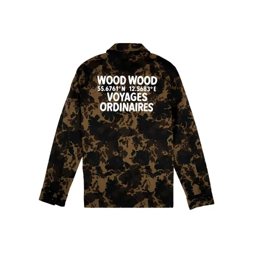 WOOD WOOD Камуфляж Мужские Куртки