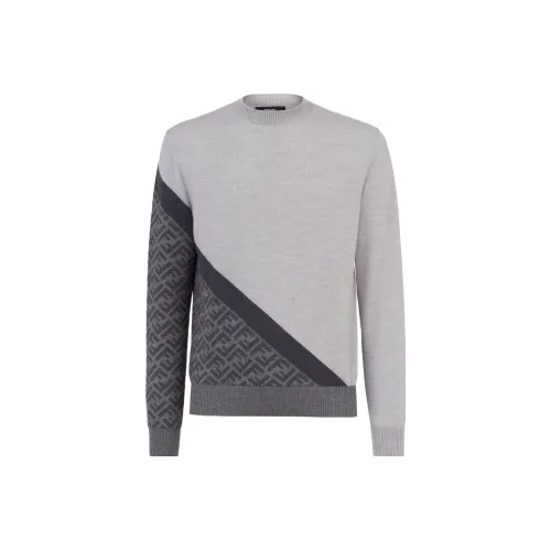 FENDI Серые Мужские Свитера