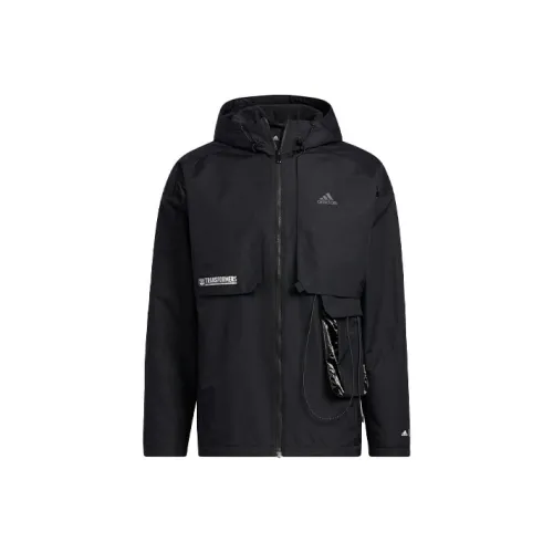 Adidas X Transformers Co Брендированная Серия Куртка Мужская Черная