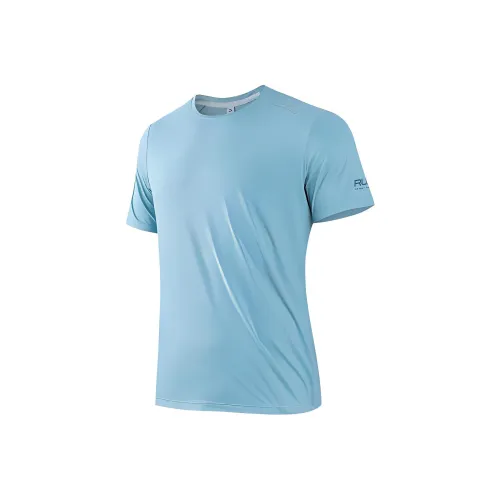 ANTA Running Collection Бег Т-Рубашка Мужская Небесно-Синий Дымчатый