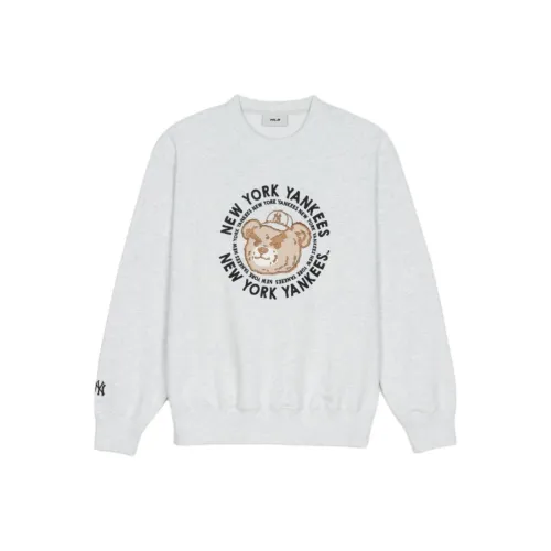 MLB Base Logo New York Yankees Mega Bear Толстовка Унисекс Белый