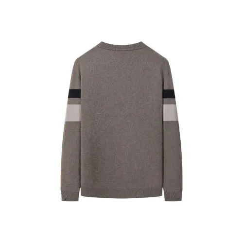 SEPTWOLVES Свитер Мужской Светлый Кофейный