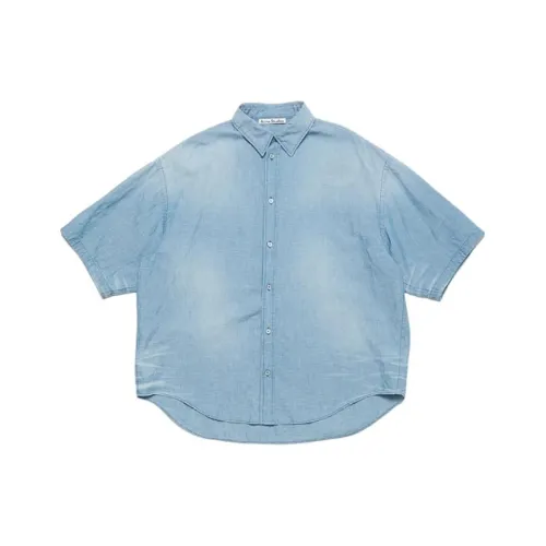 Acne Studios Мужские Синие Рубашки