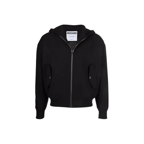 MOSCHINO Мужские черные куртки