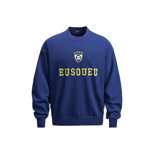 Eusoueu Синий Унисекс Свитшоты