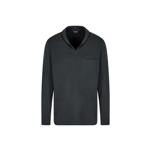 GIORGIO ARMANI Зеленый Мужской Свитшот