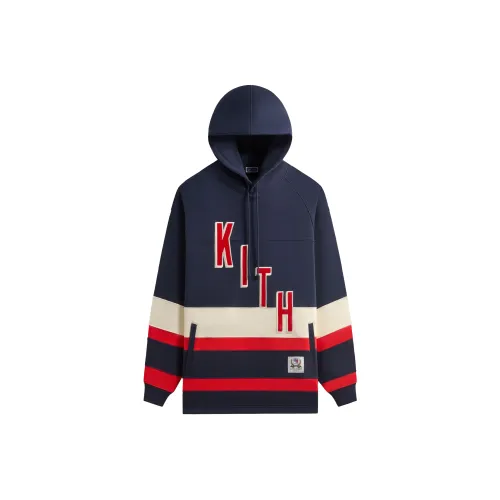 MITCHELL NESS x KITH SS25 Свитер Мужской Морской Синий