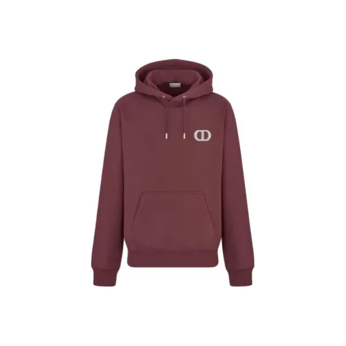 DIOR Мужские Свитшоты Бордового Цвета