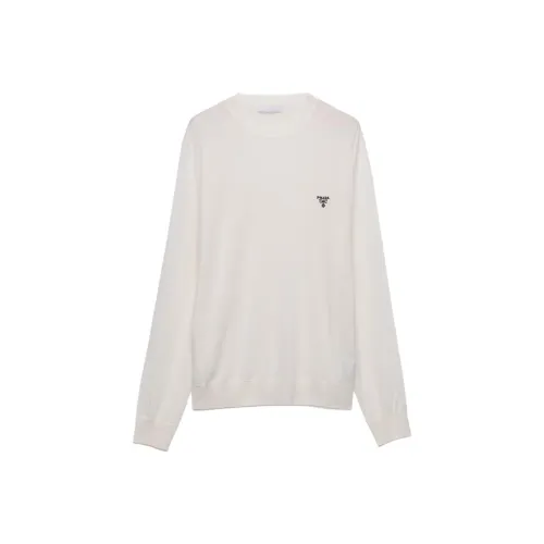 PRADA Бежевые Мужские Свитера