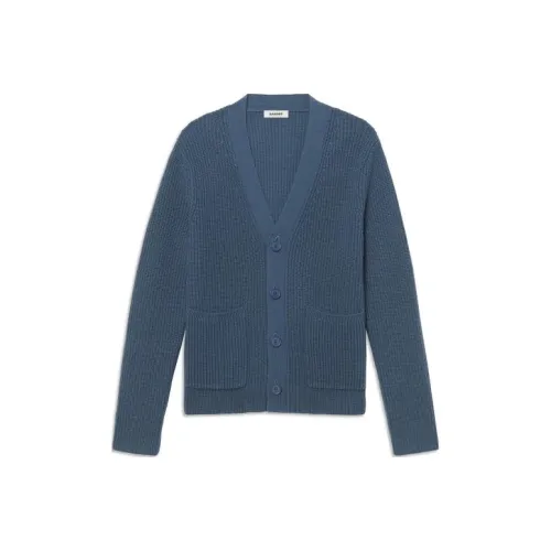 Sandro Синий Серый Мужские Свитера