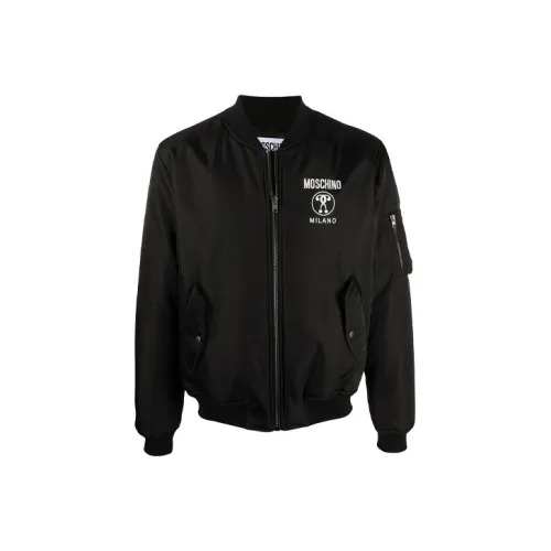 MOSCHINO Мужские черные куртки