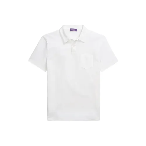 Ralph Lauren Purple Label Классическое Белое Мужское Поло