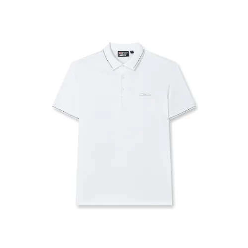 FILA Поло Мужское Нефрит Белый