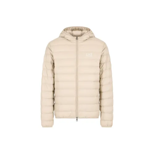 EMPORIO ARMANI EA7 Down Jacket Men's Light Umber