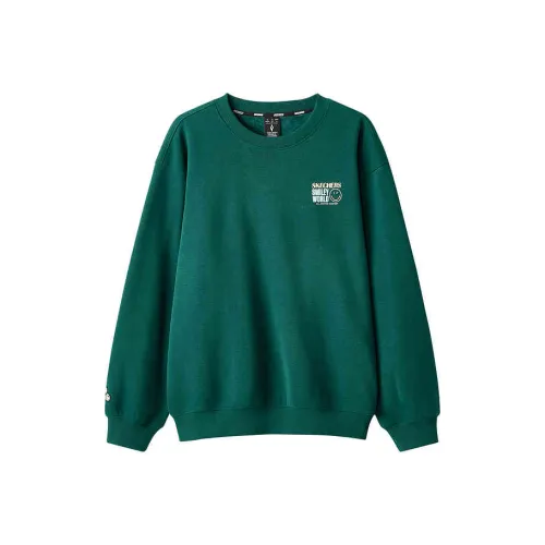 Skechers x Smileyworld Sportlife Свитшот Мужской Желтый Сосновый зеленый