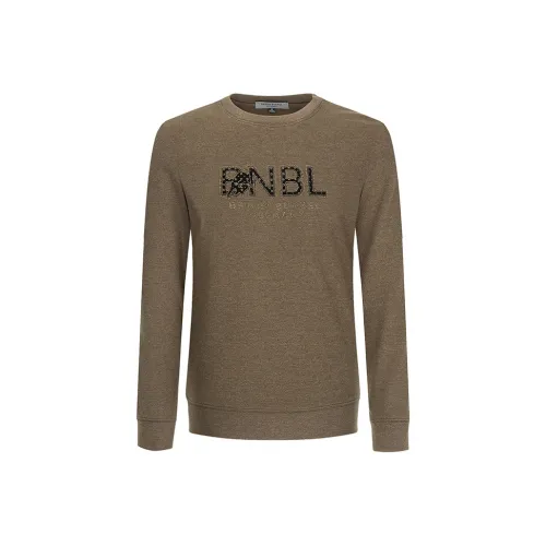 BRAUN BUFFEL Свитшот Мужской Светлый Кофейный